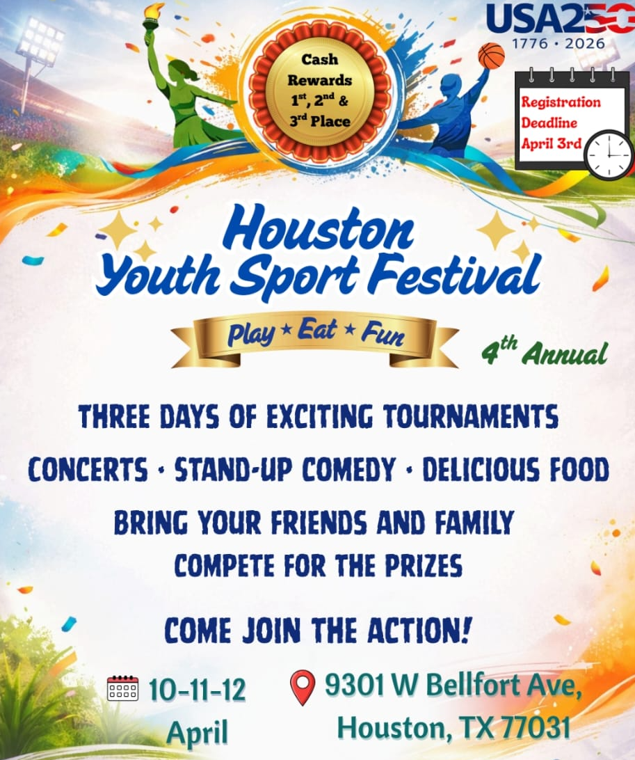 Youth Sport Festival event summary flyer